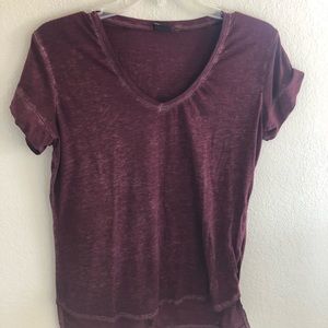 Plain purple shirt